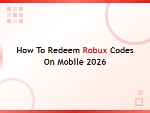 How to Redeem Robux Codes on Mobile