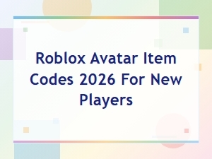 Keyword: Roblox Avatar Item Codes 2026 for New Players
