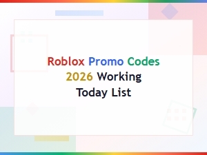 Roblox Promo Codes 2026 Working Today Updated List